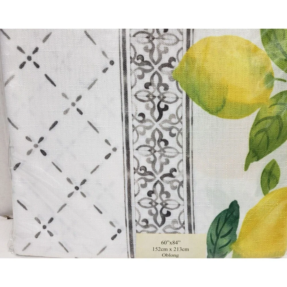 Printed Fabric Tablecloth 60